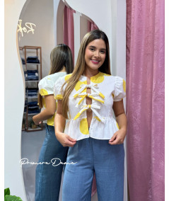 BLUSA FLORENCIA AMARILLA