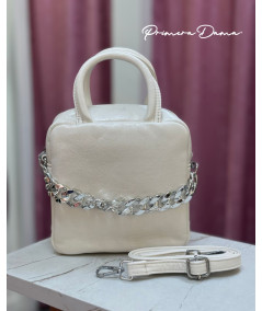 BOLSO BLANCO CADENA