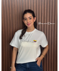 COLOMBIANA CORAZON PEQUEÑO CREMA