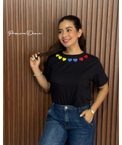 COLOMBIA CORAZONES CUELLO NEGRA