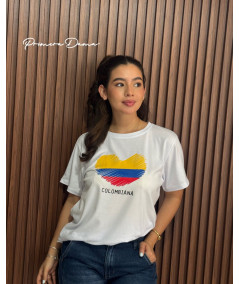 COLOMBIA CORAZON GRANDE BLANCA