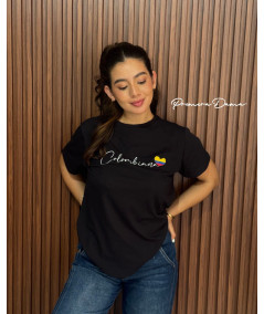 COLOMBIANA CORAZON PEQUEÑO NEGRA