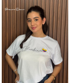 COLOMBIANA CORAZON PEQUEÑO BLANCA