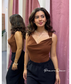 BODY RIB MARRON MANGA SIZA