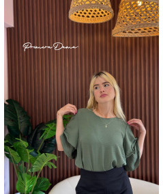 BLUSA BUCAREST VERDE MILITAR