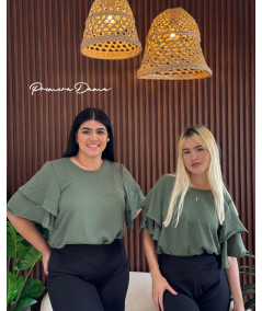 BLUSA BUCAREST VERDE MILITAR