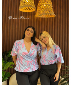 BLUSA LAMPA CELESTE