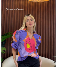 BLUSA RIBE MORADOS
