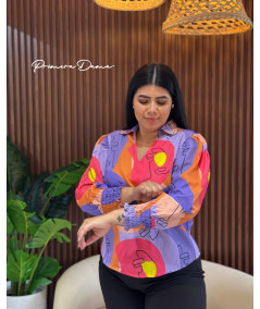 BLUSA RIBE MORADOS