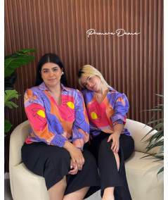 BLUSA RIBE MORADOS