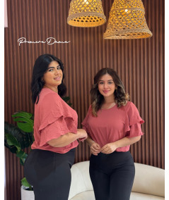 BLUSA BUCAREST TERRCOTA