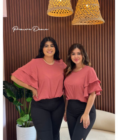 BLUSA BUCAREST TERRCOTA