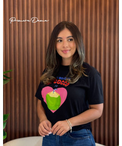 CAMISETA NEGRA COCO