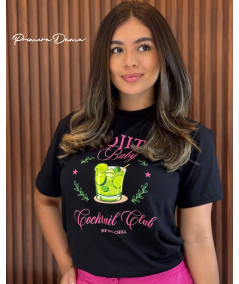CAMISETA NEGRA MOJITO