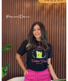 CAMISETA NEGRA MOJITO