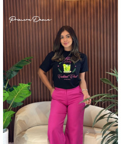 CAMISETA NEGRA MOJITO