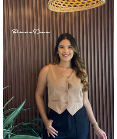 CHALECO MANILA CAQUI