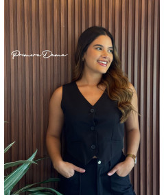 CHALECO MANILA NEGRO