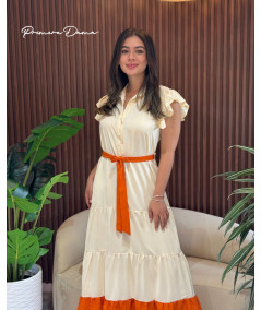 VESTIDO HAVANA CREMA