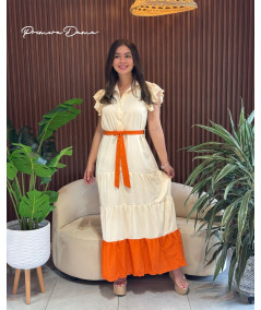 VESTIDO HAVANA CREMA
