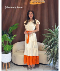 VESTIDO HAVANA CREMA