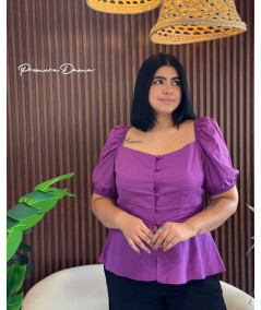 BLUSA AMALFI MORADA