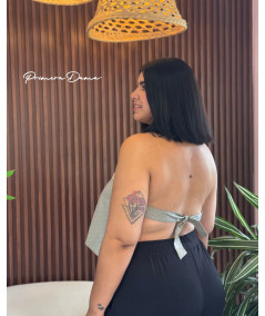 BLUSA TIVOLI VERDE CON PUNTOS