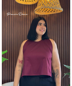 BLUSA TIVOLI VINOTINTO