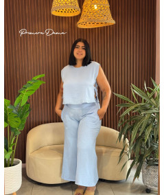 BLUSA MUCURA CELESTE