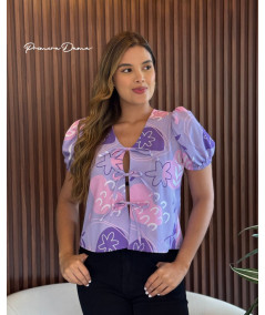 BLUSA FLORENCIA LILA