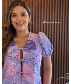 BLUSA FLORENCIA LILA