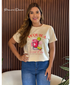 CAMISETA TEQUILA BEIGE