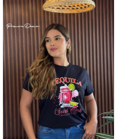CAMISETA TEQUILA NEGRA