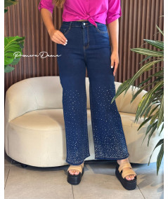 JEAN AZUL OSCURO BRILLITOS