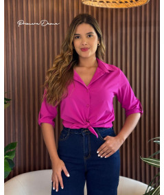 CAMISERA BOSTON MAGENTA