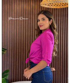 CAMISERA BOSTON MAGENTA