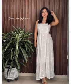 VESTIDO LORETO OJALILLO BLANCO